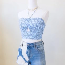 Nectar Clothing About Time Floral Halter Top Featured