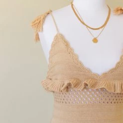 Papermoon Good Life Crochet Cami Dress Featured