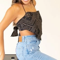 Twin Sister True Love Bandana Top