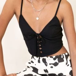 Papermoon Featured The Moment Cami Crop Top