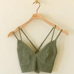 Papermoon Find You Smocked Crop Top Tops