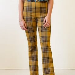 Orange International Those Nights Plaid Pants Featured