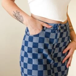 Emory Park Featured Inner Peace Denim Mini Skirt