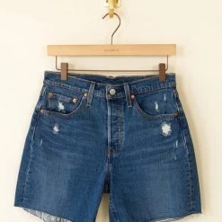 501 Mid Thigh Denim Shorts By Levi's
