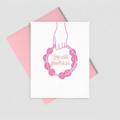 Stay Wild Flower Child Greeting Card By Talking Out Of Turn