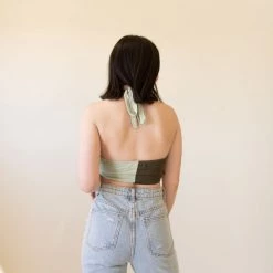 Papermoon Easy Going Two-Tone Crop Top Featured