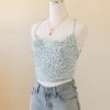Miss Love Say So Floral Crop Top Tops