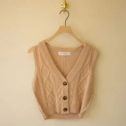 Papermoon Young Love Knit Sweater Vest Featured