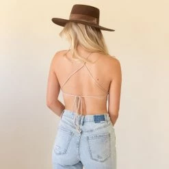 Nectar Clothing Good Days Triangle Crop Top