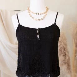 Final Touch A Delight Cami Lace Top Featured