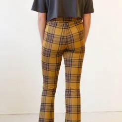 Orange International Those Nights Plaid Pants Featured