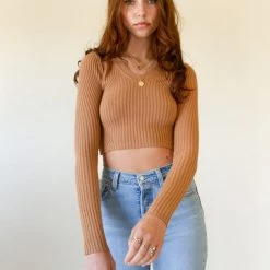 Dreamers Featured Electric Love Ribbed Crop Top