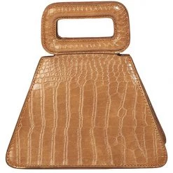 Fame Accessories Faux Leather Triangle Purse