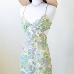 Nectar Clothing Don't Stay Paisley Cami Dress