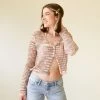 Cotton Candy Featured Real Friends Knit Crop Cardigan
