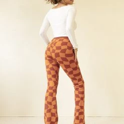 Bailey Rose Must Be Checkered Knit Pants