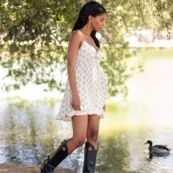 Nectar Clothing Featured Midnight Sky Printed Cami Dress