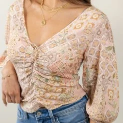 Millibon Featured Going Over Mid Sleeve Crop Top By For Good