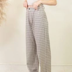 Cotton Candy Hanging Around Plaid Pants Featured