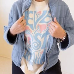 Listicle Featured Wanted Love Quilted Denim Jacket