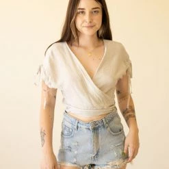 Signature 8 Sweet Day Distressed Denim Shorts Featured