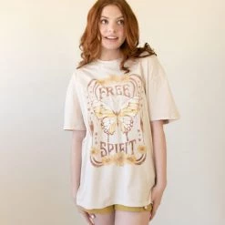 Tres Bien Featured Free Spirit Butterfly Graphic Tee
