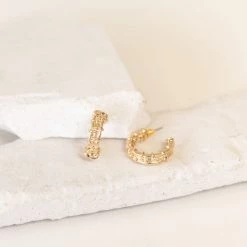 Joia Accessories Miracles Happen Hoop Earrings