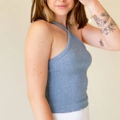 Miss Love Keep Wondering Criss Cross Cami Top Featured