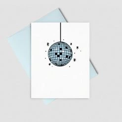 Disco Ball Greeting Card By Talking Out Of Turn