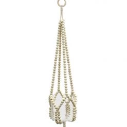 For Good Beaded Macrame Plant Hanger