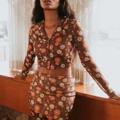 Nectar Clothing Featured All Day Sheer Floral Top