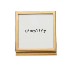 Creative Co-op Frame With Easel & Saying Home + Lifestyle