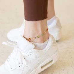 Nectar Clothing Flower Chain Dainty Anklet
