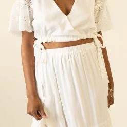 Lalavon Featured Stop Pretending Short Sleeve Crop Top By For Good