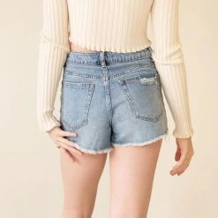 Signature 8 Featured Live Today Distressed Denim Shorts