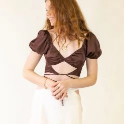 Cotton Candy My Hometown Satin Mini Skirt Featured