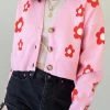 Nectar Clothing Little Moment Floral Cardigan