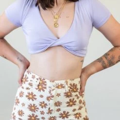 Nectar Clothing Without You Wrap Crop Top Featured