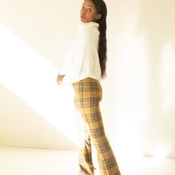 Orange International Those Nights Plaid Pants Featured