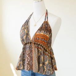 Millibon New You Printed Halter Top Featured