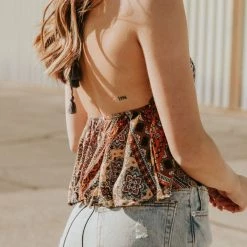 Millibon New You Printed Halter Top Featured