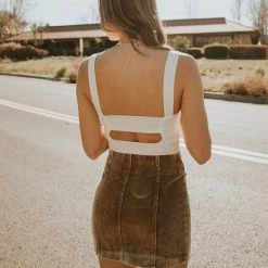 Final Touch Featured She Goes Sleeveless Crop Top