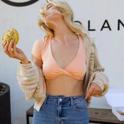 Nectar Clothing Without You Wrap Crop Top Featured