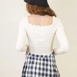 Mable Want It Plaid Mini Skirt