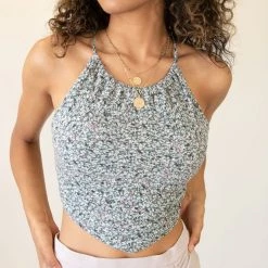 Audrey Don't Forget Floral Crop Top Featured