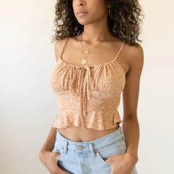 Audrey Love Somebody Floral Crop Top Featured