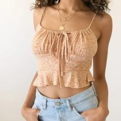 Audrey Love Somebody Floral Crop Top Featured