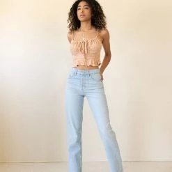 High Rise Straight Denim Pants By BDG Featured