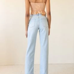 High Rise Straight Denim Pants By BDG Featured