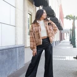 Miss Love Featured Let's Stay Faux Leather Pants